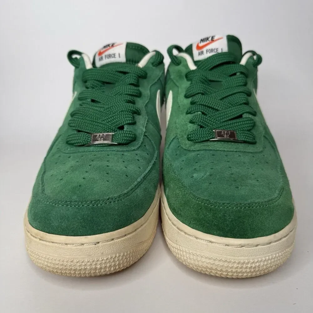 Nike Air Force 1 Low Pine Green Sail Suede Shoes Mens 12 488298-308 AF1 2013 - Picture 6 of 16